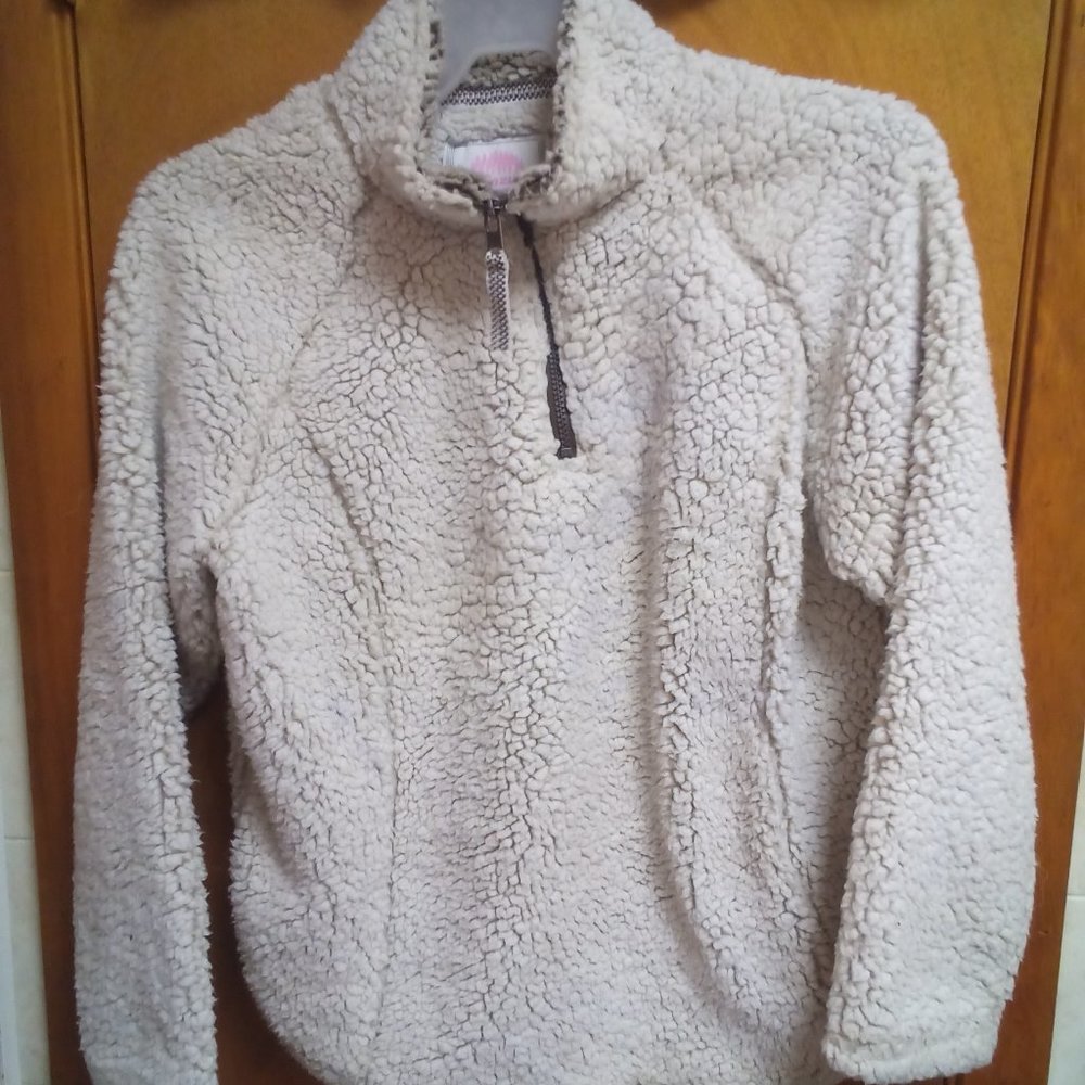 Cozy Sherpa 3/4 zip pullover